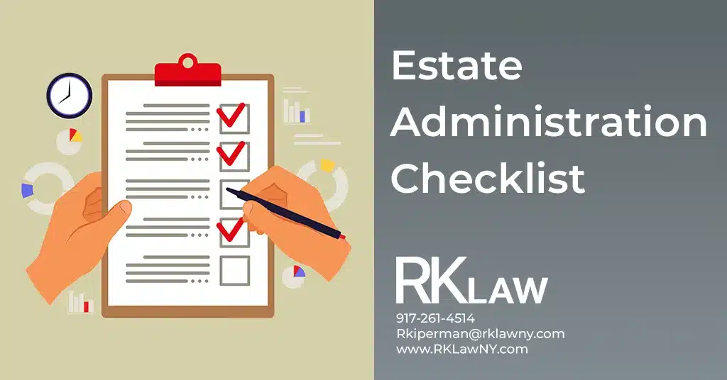 "Estate Administration Checklist"