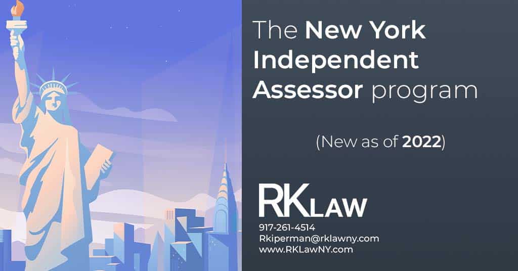 New York Independent Assessor NYIA Regina Kiperman RK Law PC