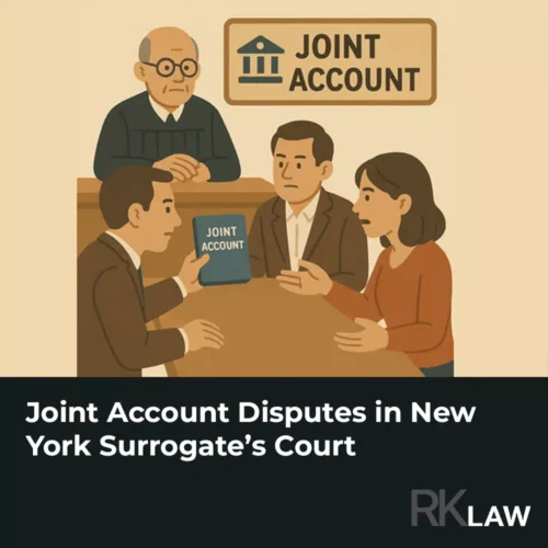 Joint Account Disputes in New York Surrogate’s Court