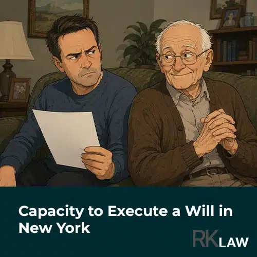 capacity to execute a will in new york