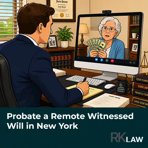 probate a remote witnessed will